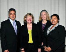 Appearing on “Protecting Against Employment Discrimination” will be (from left) Peter LaSorsa, moderator Nancy K. McKenna, Cathy Ann Pilkington and Donyelle L. Gray.