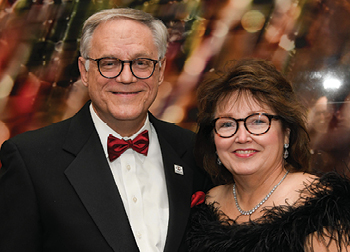 ISBA President Dennis Orsey and Catherine Orsey