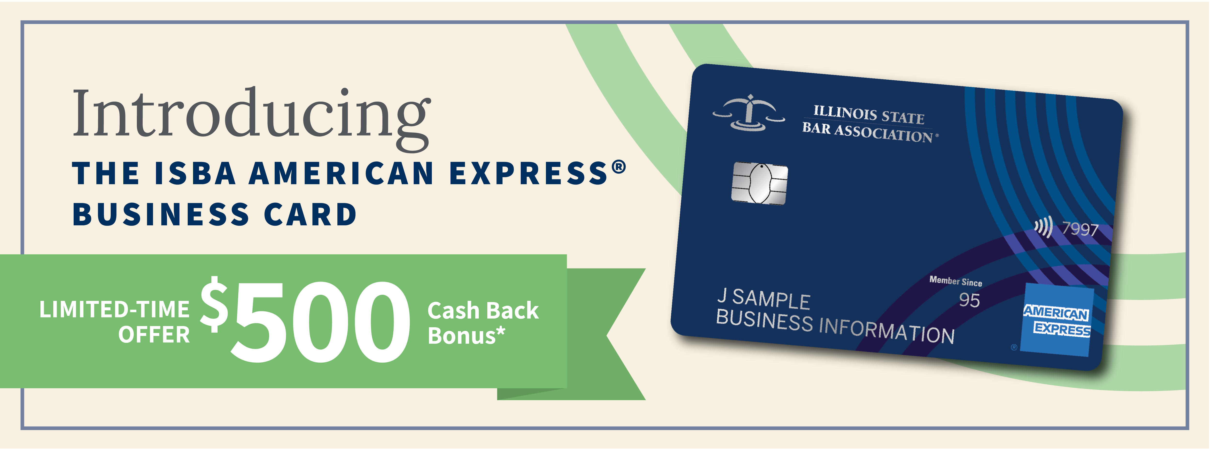 Introducing the ISBA American Express Business Card - limited time offer $500 cash back bonus