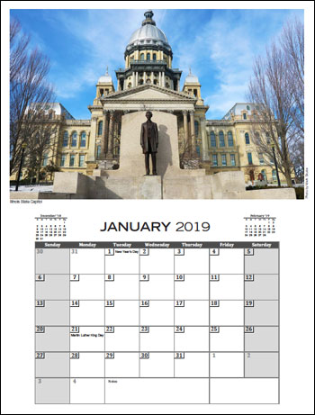 2019 ISBA Calendar