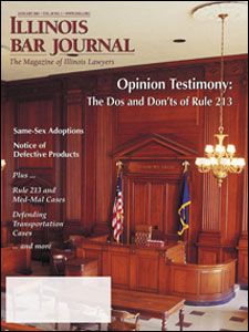 January 2001 Illinois Bar Journal Cover Image