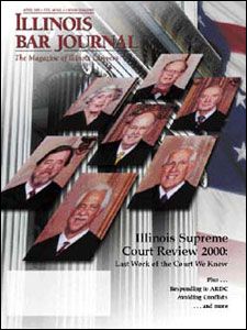 April 2001 Illinois Bar Journal Cover Image