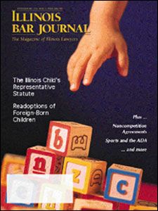 September 2001 Illinois Bar Journal Cover Image