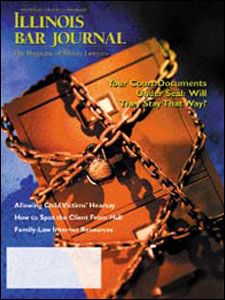 November 2001 Illinois Bar Journal Cover Image