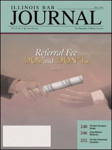 May 2005 Illinois Bar Journal Cover Image