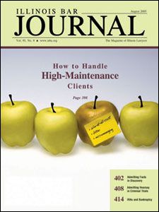 August 2005 Illinois Bar Journal Cover Image