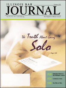 October 2005 Illinois Bar Journal Cover Image