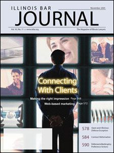 November 2005 Illinois Bar Journal Cover Image