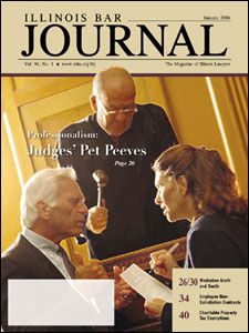 January 2006 Illinois Bar Journal Cover Image