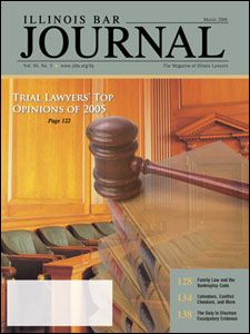 March 2006 Illinois Bar Journal Cover Image