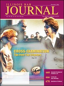 December 2006 Illinois Bar Journal Cover Image