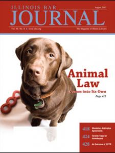 August 2007 Illinois Bar Journal Issue Cover