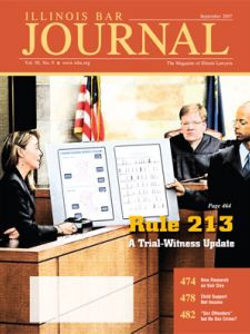 September 2007 Illinois Bar Journal Cover Image