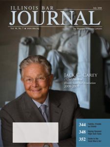 July 2008 Illinois Bar Journal Cover Image