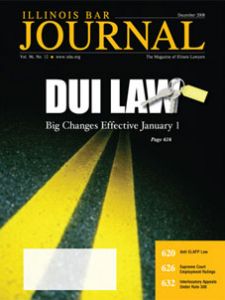 December 2008 Illinois Bar Journal Cover Image