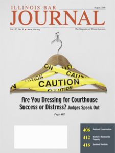 August 2009 Illinois Bar Journal Cover Image
