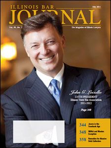 July 2011 Illinois Bar Journal Cover Image