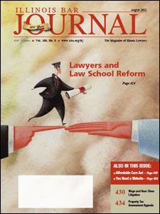 August 2012 Illinois Bar Journal Cover Image