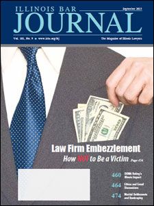 September 2013 Illinois Bar Journal Issue Cover