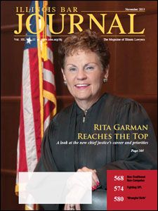 November 2013 Illinois Bar Journal Cover Image