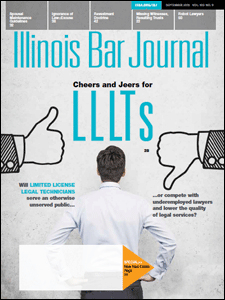 September 2015 Illinois Bar Journal Cover Image