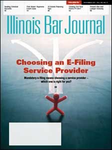 November 2017 Illinois Bar Journal Cover Image