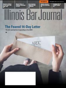 November 2018 Illinois Bar Journal Cover Image