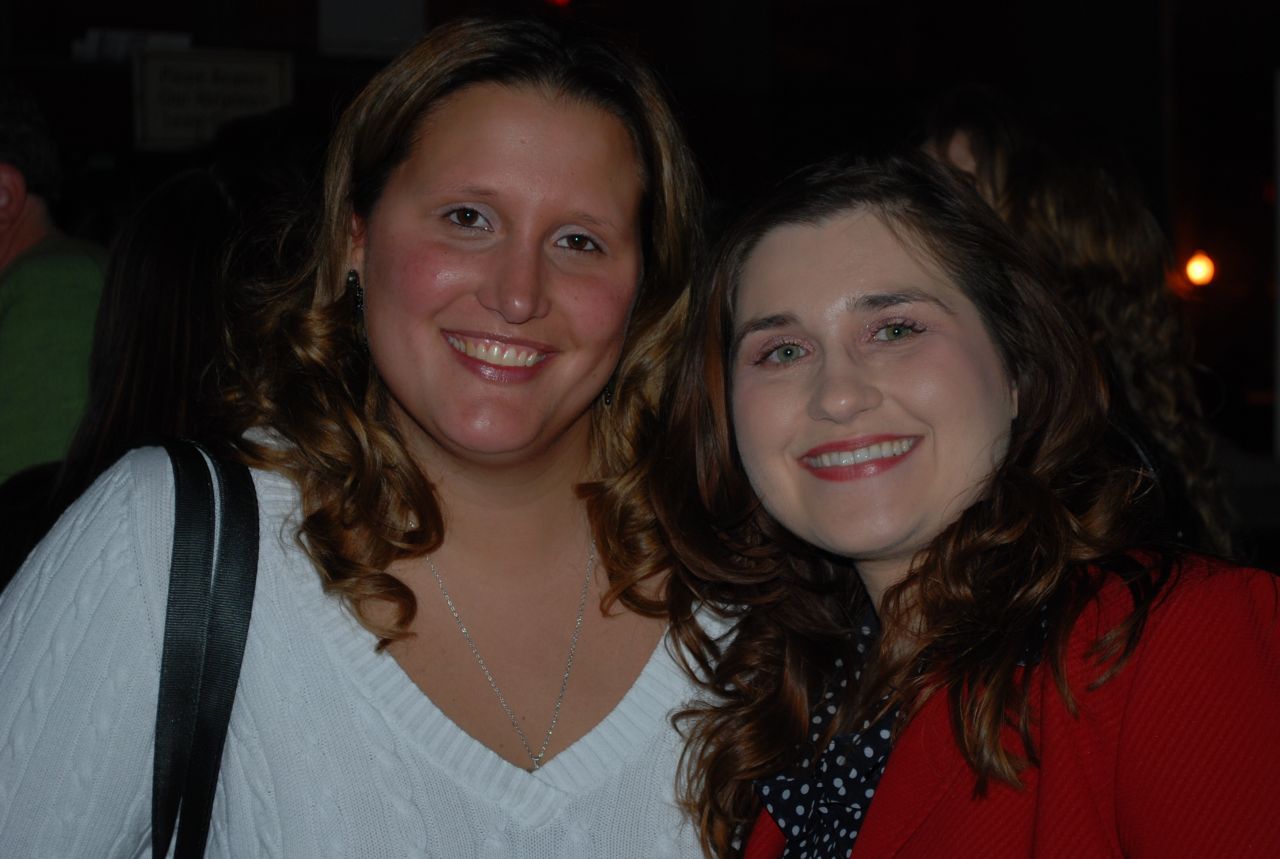 Anna Krolikowska (left) and guest