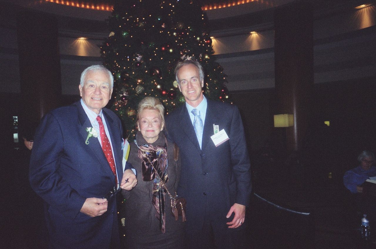 Class of 1959 honoree Thomas A Killoren with his wife Lesley and son Thomas A Killoren Jr., an ISBA member practicing in South Carolina.