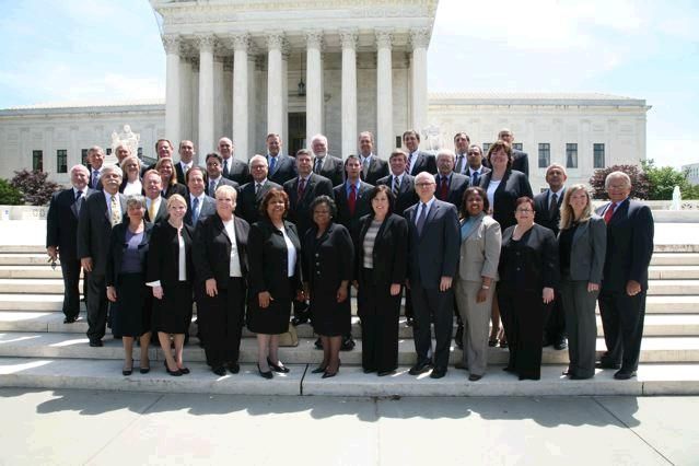 38 ISBA members admitted to the U.S. Supreme Court during the ISBA Group Admission Ceremony on June 1.