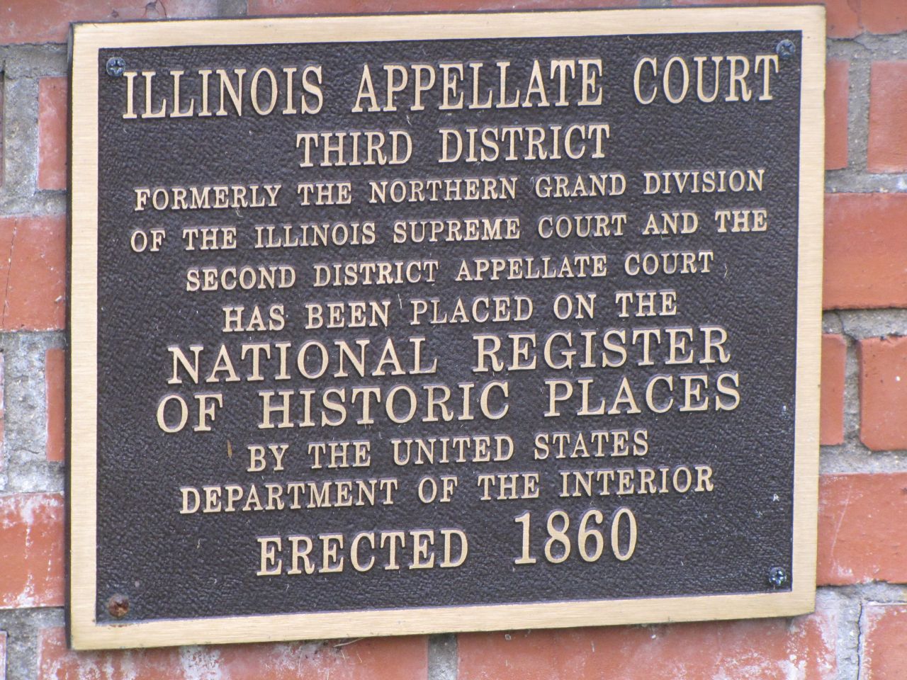The 1860 building is on the  National Register of Historic Places.