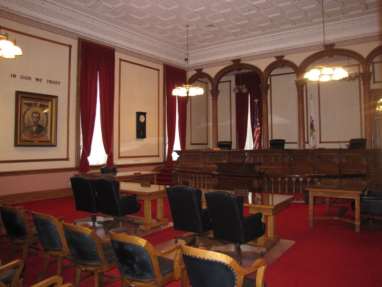 The courtroom