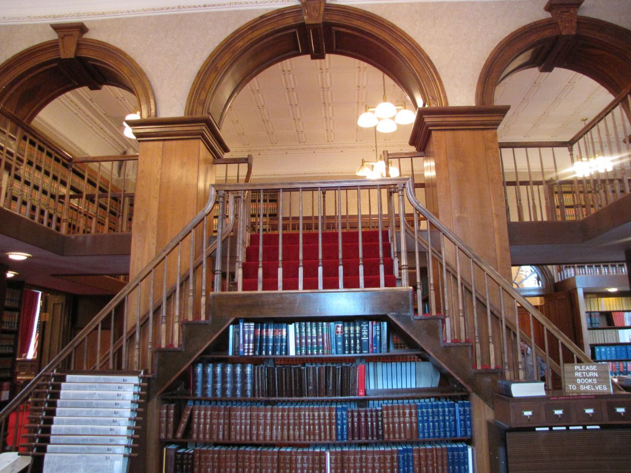 The library arches