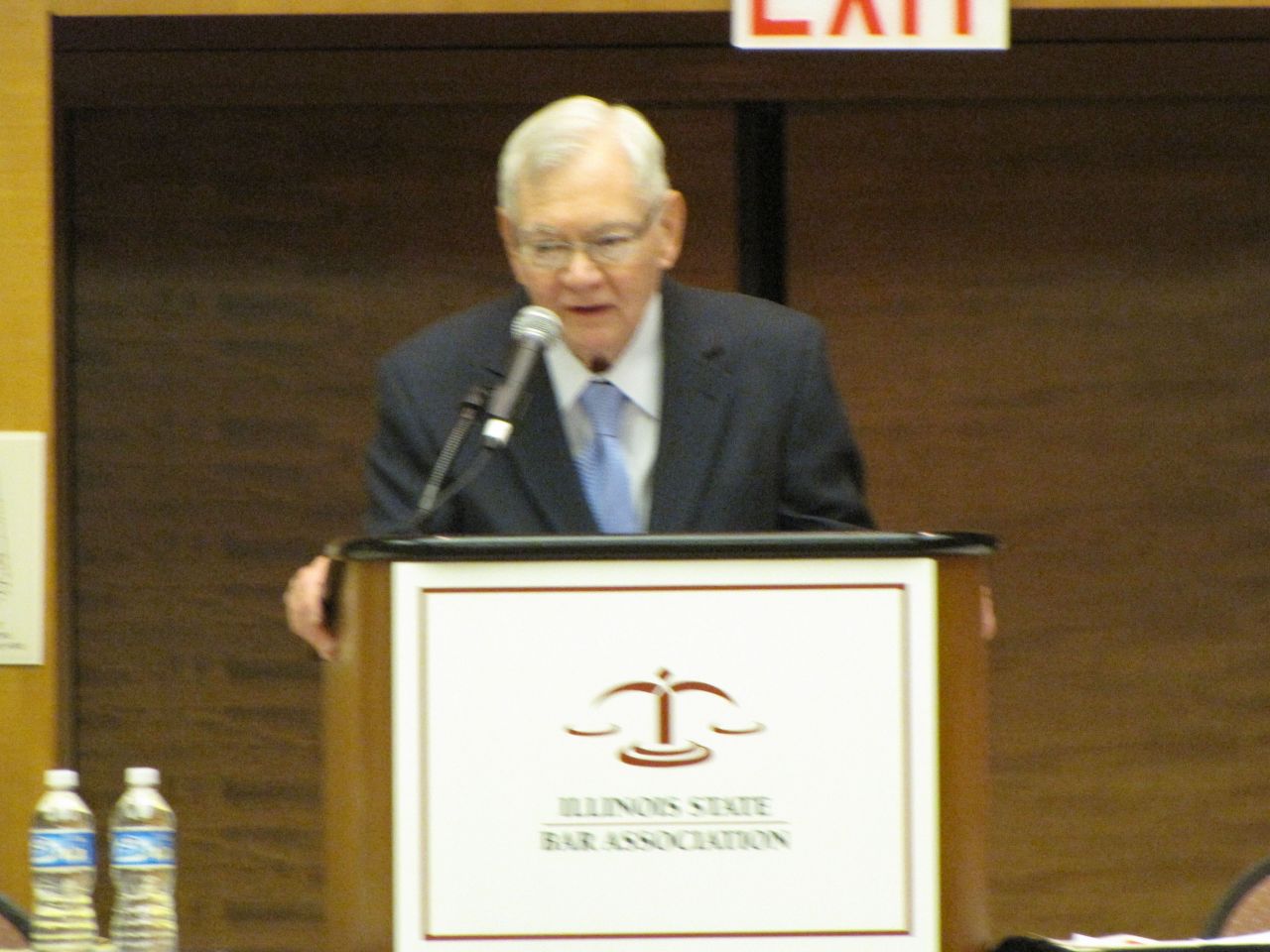 Supreme Court Chief Judge Thomas Fitzgerald addresses the Assembly