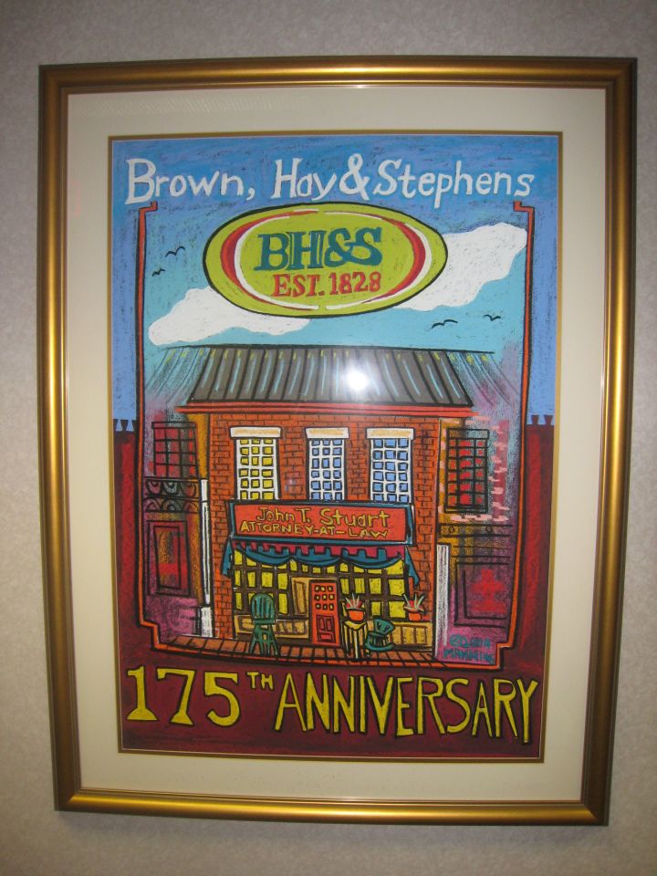 Artwork celebrating firm's 175th anniversary in 2003