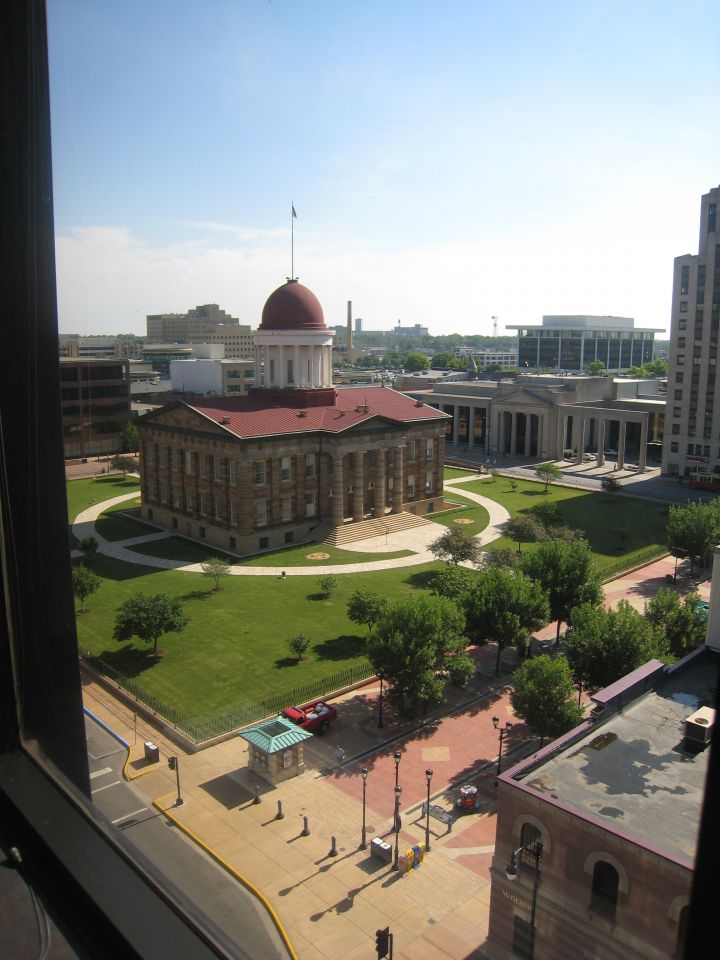 View of Old State Capitol from main conference room