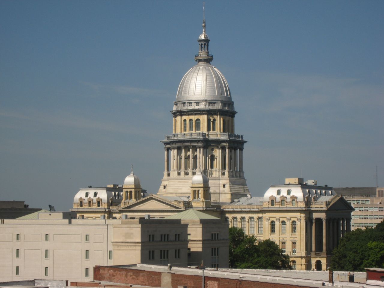 View of the State Capitol from a 6th floor office