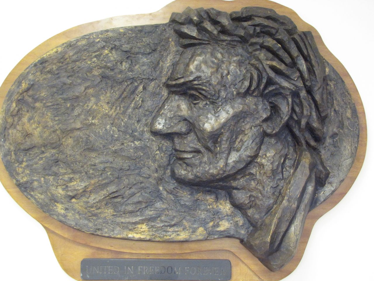 Abraham Lincoln commemorative plaque