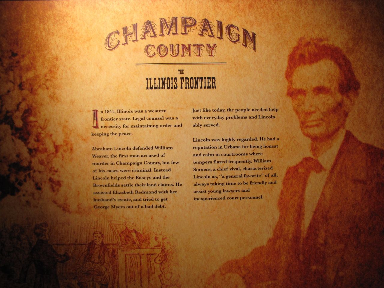 A chronicle of Lincoln's visits to Champaign County.