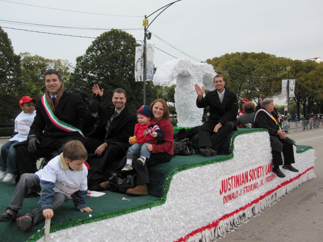 Justinian Society float 2