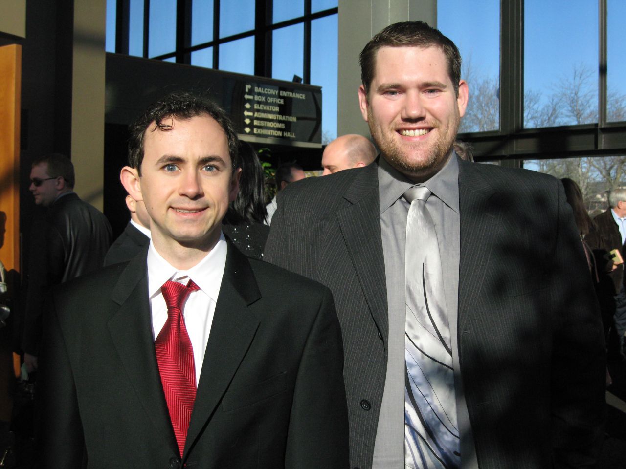 New admittees Tom Stuebner of McHenry Co. and Timothy Barnes of Glen Ellyn