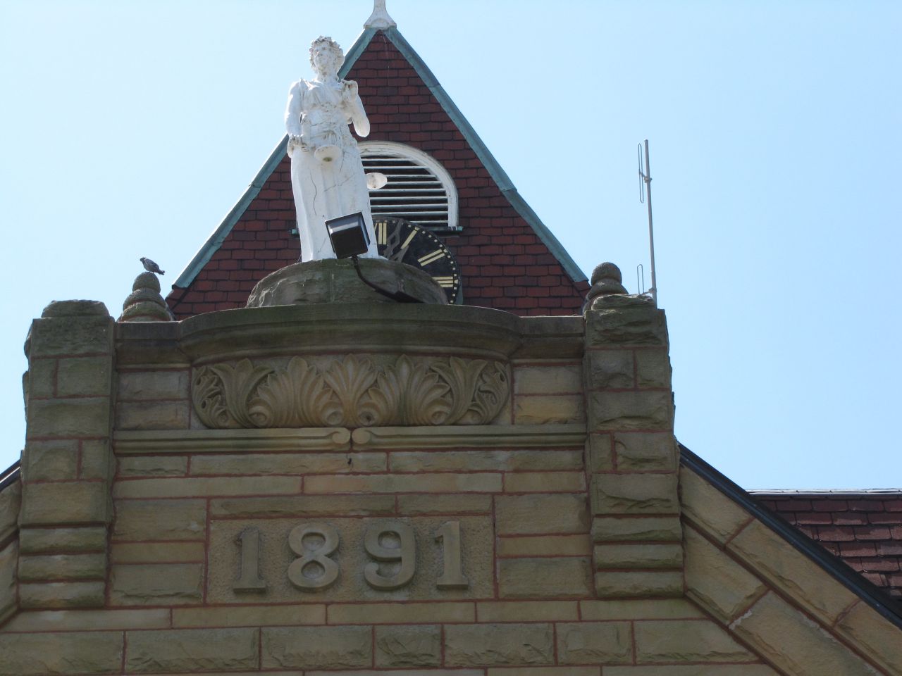 The courthouse was built in 1891.