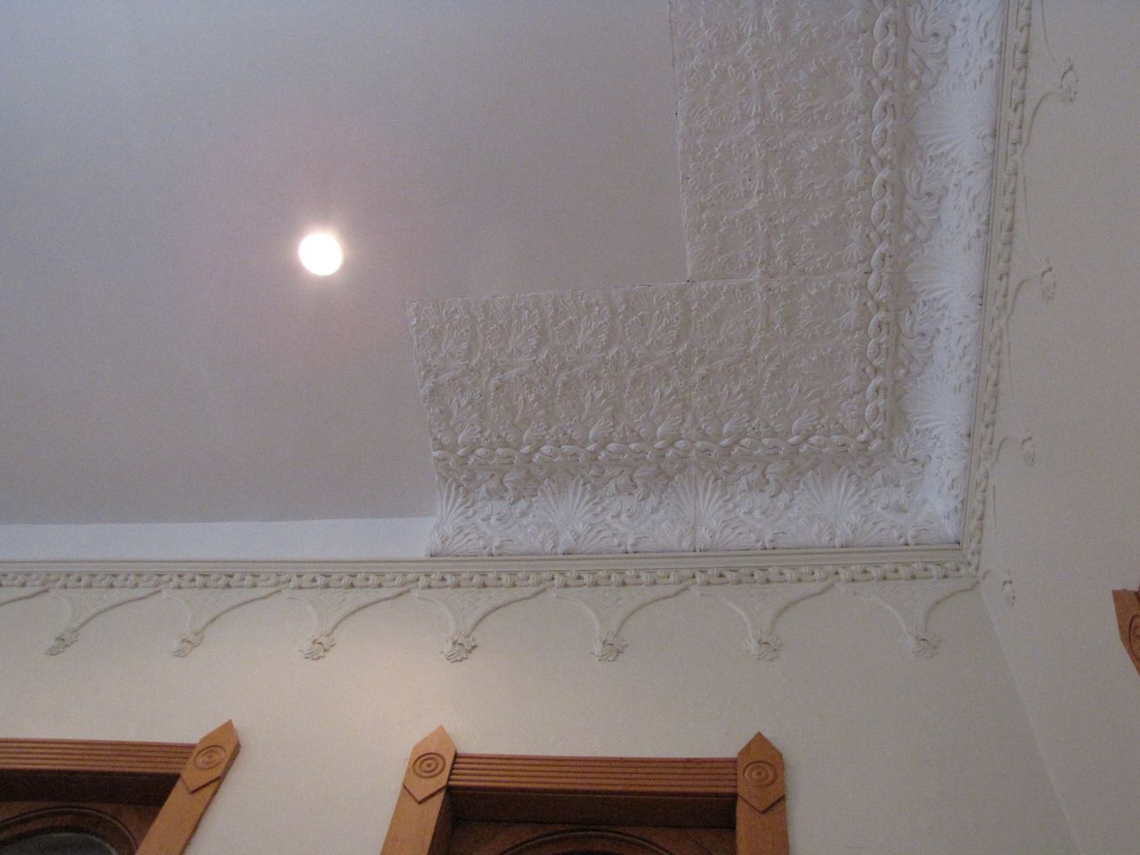 The roof was restored but sections that fell in have proved difficult to replicate.