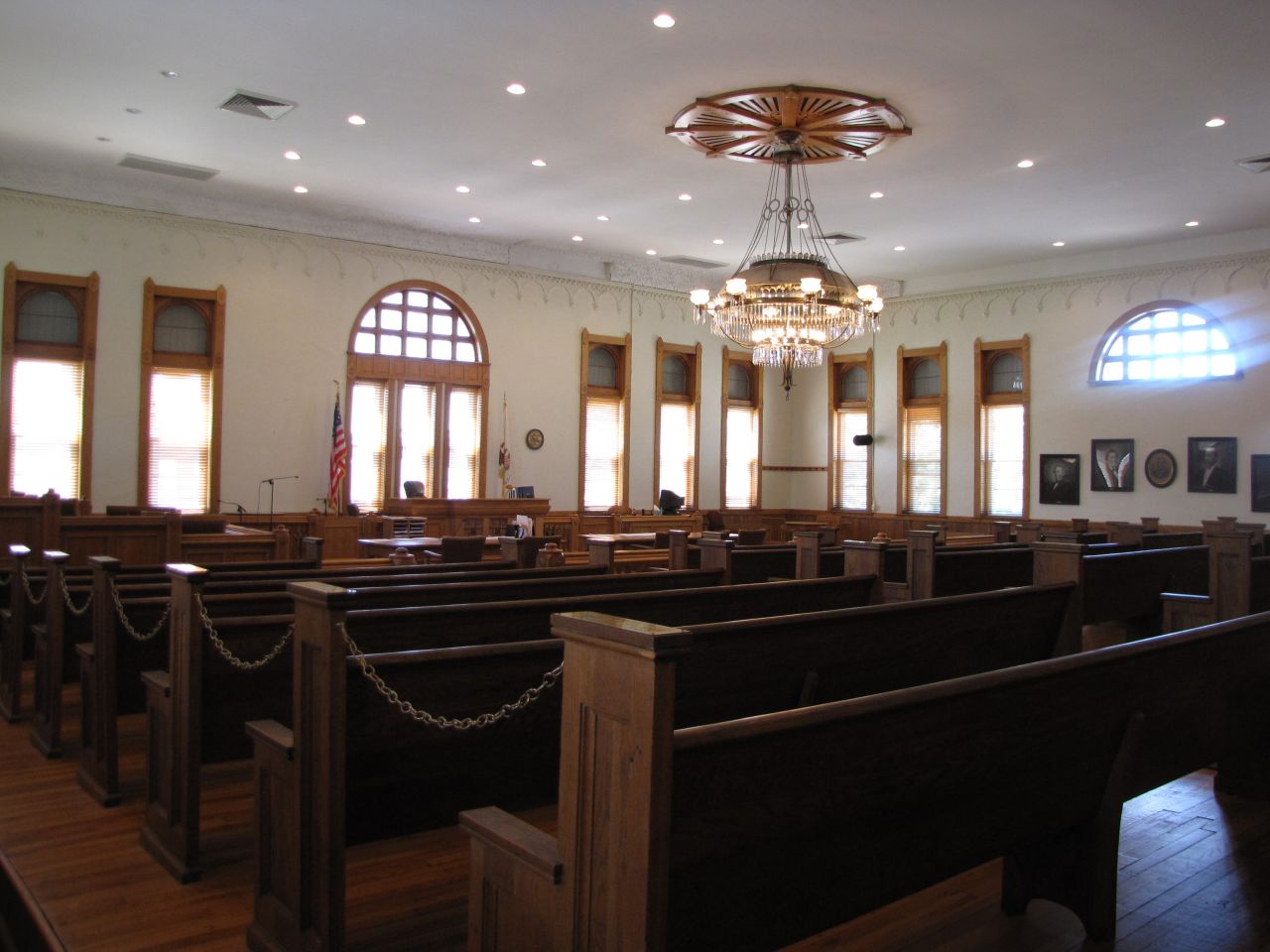 Main courtroom view