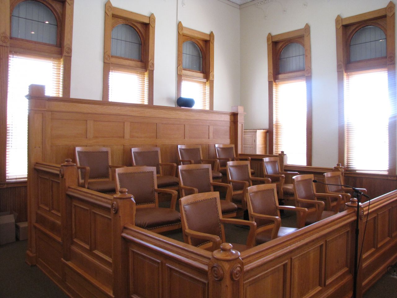 The jury box