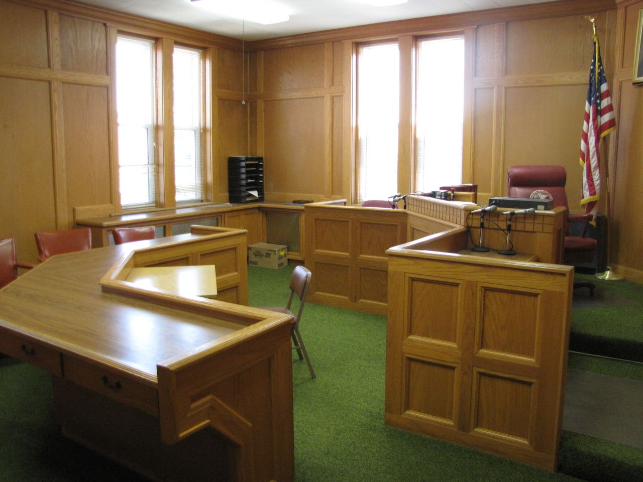 Small courtroom
