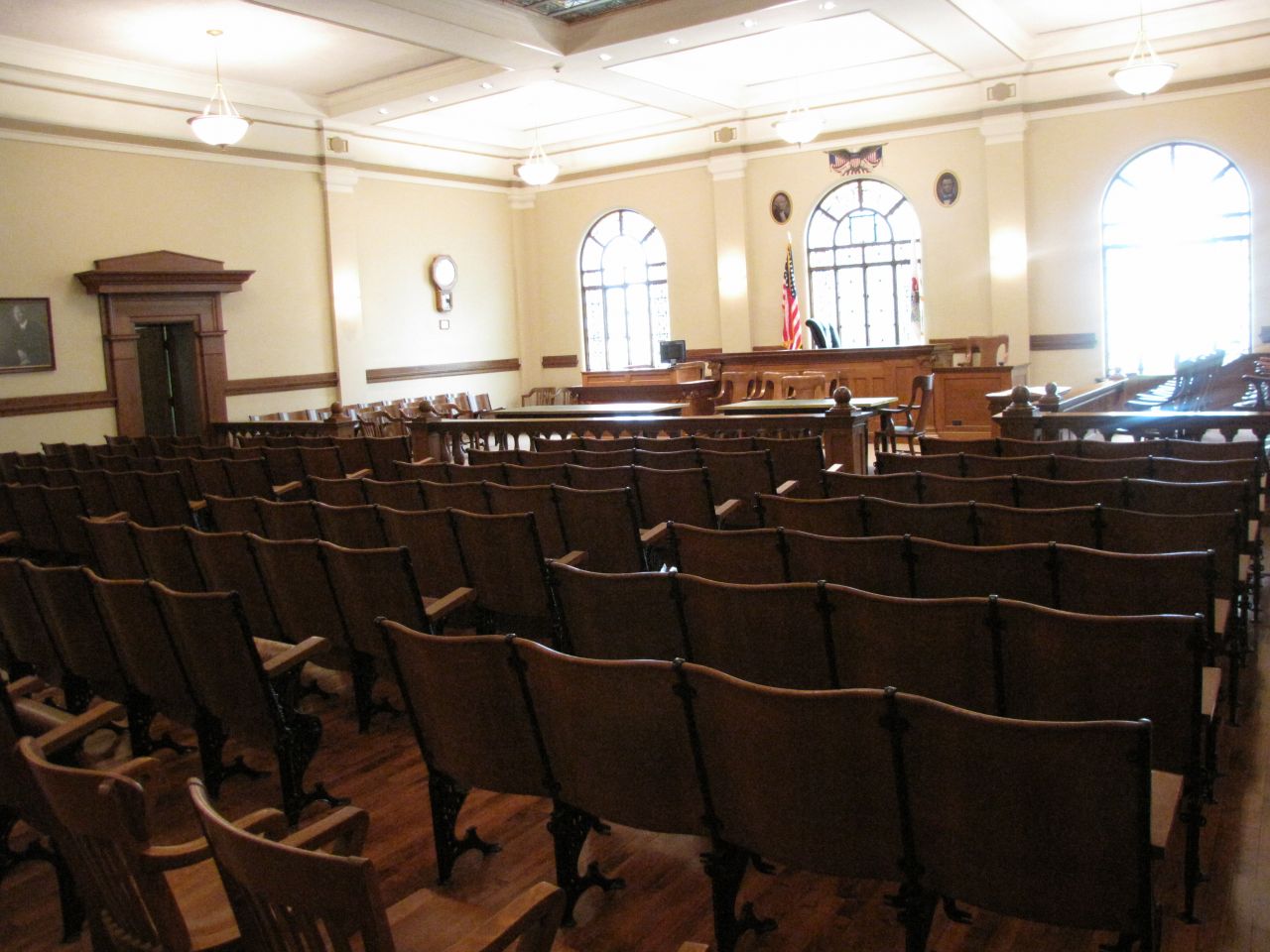 Historic Courtroom corner view