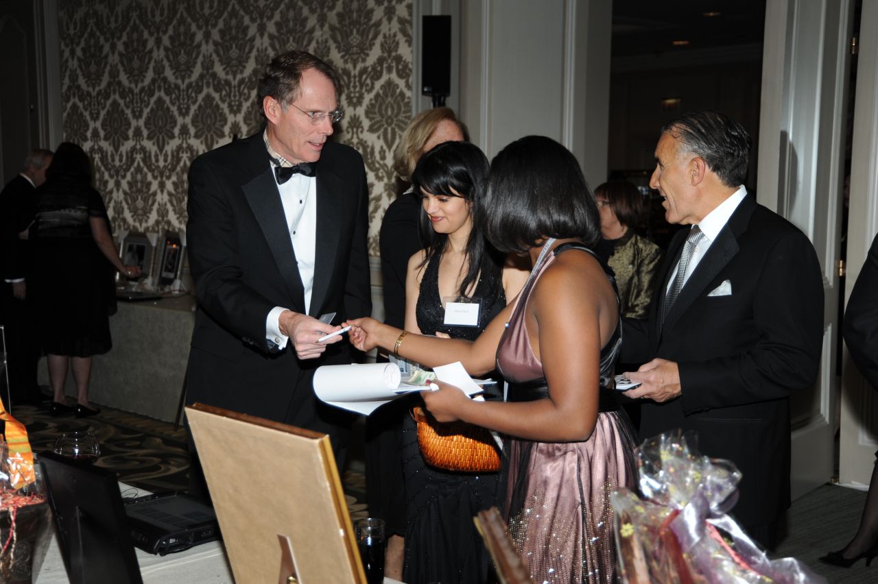 Bidding on the Silent Auction