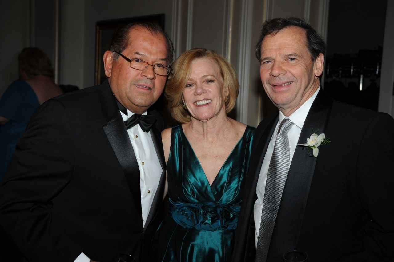 Manny Sanchez with Pam and John Cullerton