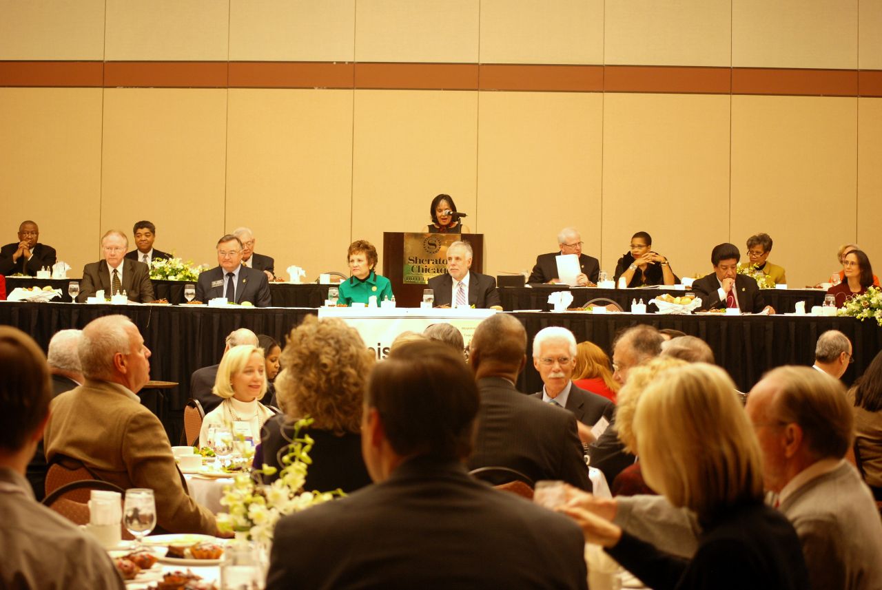 The Illinois Judges Association helds its luncheon on Friday, Dec. 11, at the Sheraton Chicago Hotel & Towers.